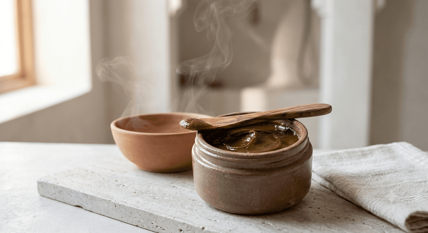 Savon noir beldi marocain pour hammam - Biomedica