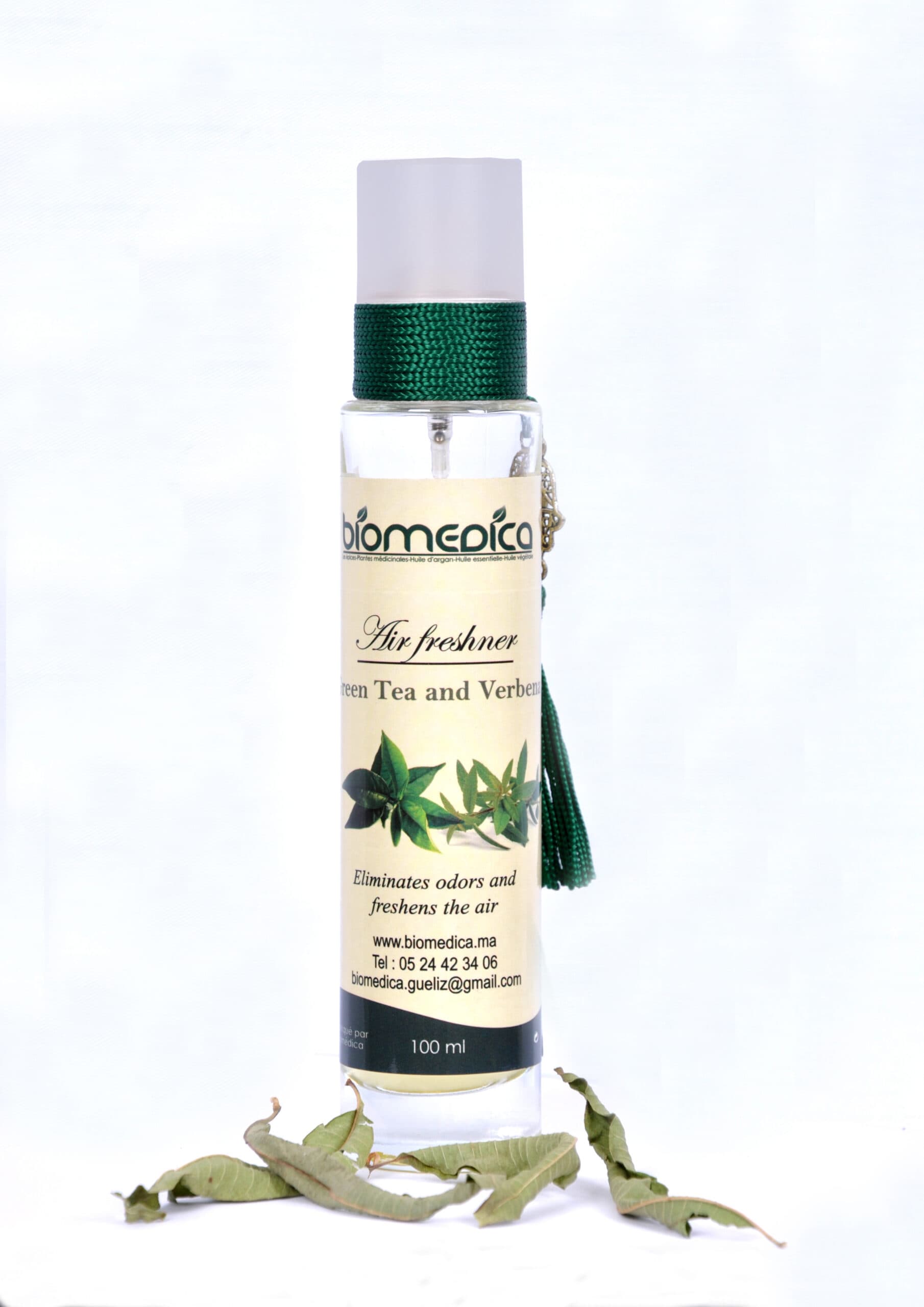 Biomedica - Parfum d’ambiance thé vert et verveine -100ML
