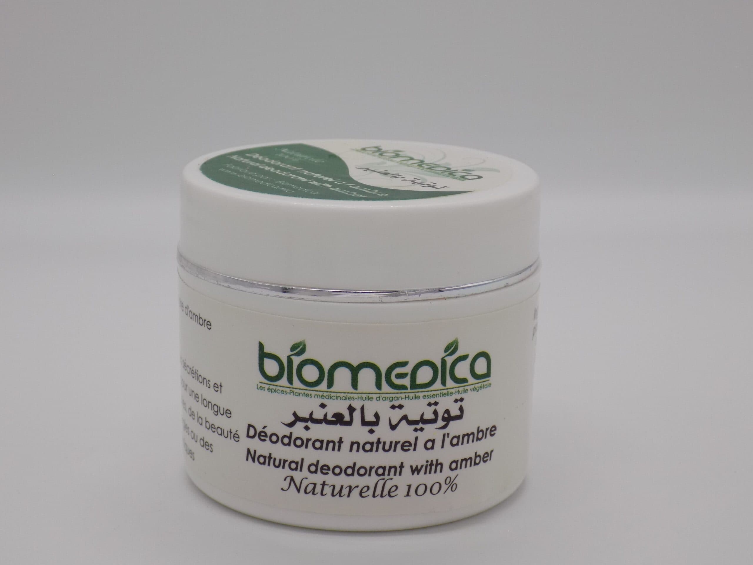 Biomedica - Déodorant naturel à l’ambre -50G