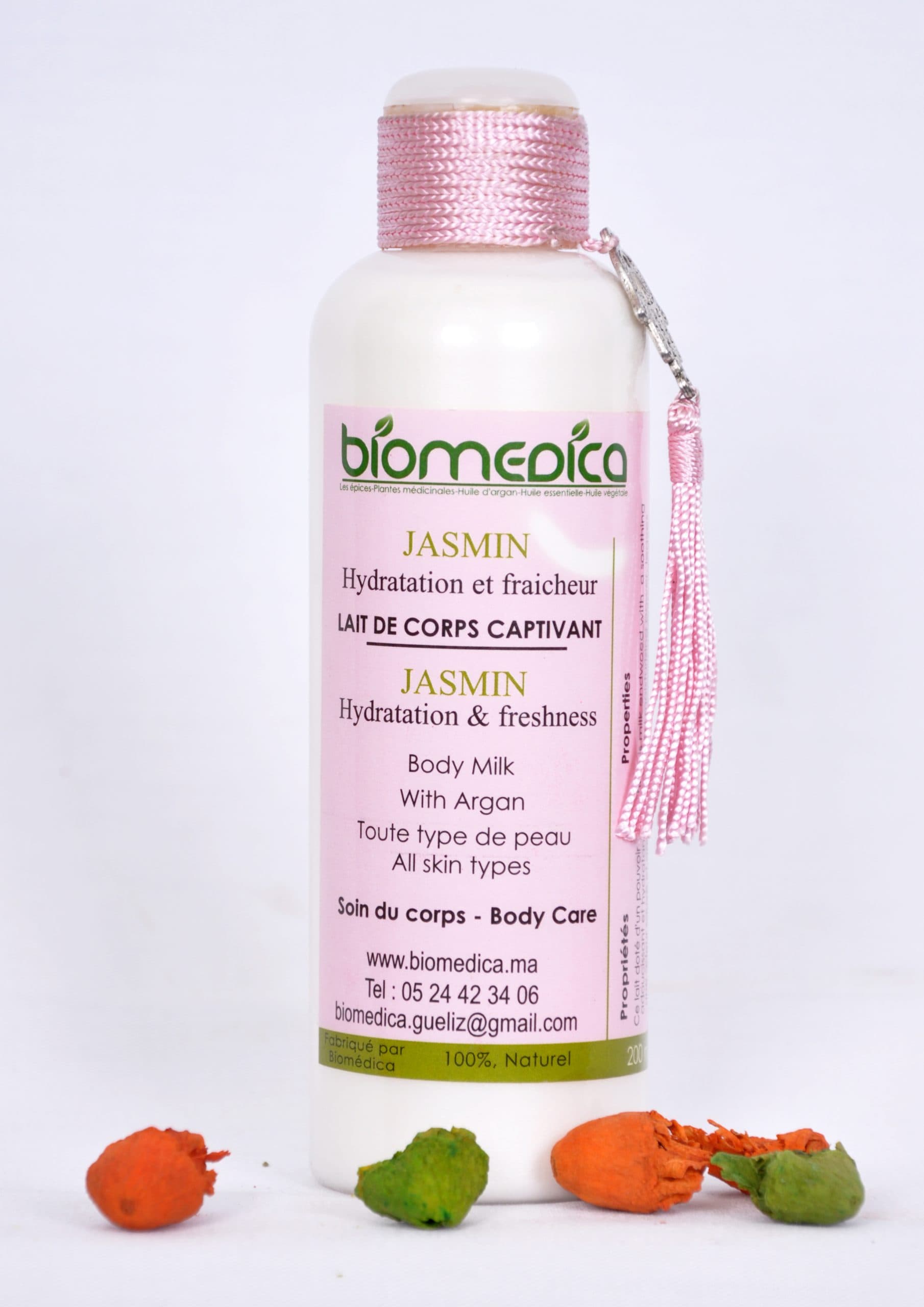 Biomedica - Lait corporel hydratant jasmin - 200ML