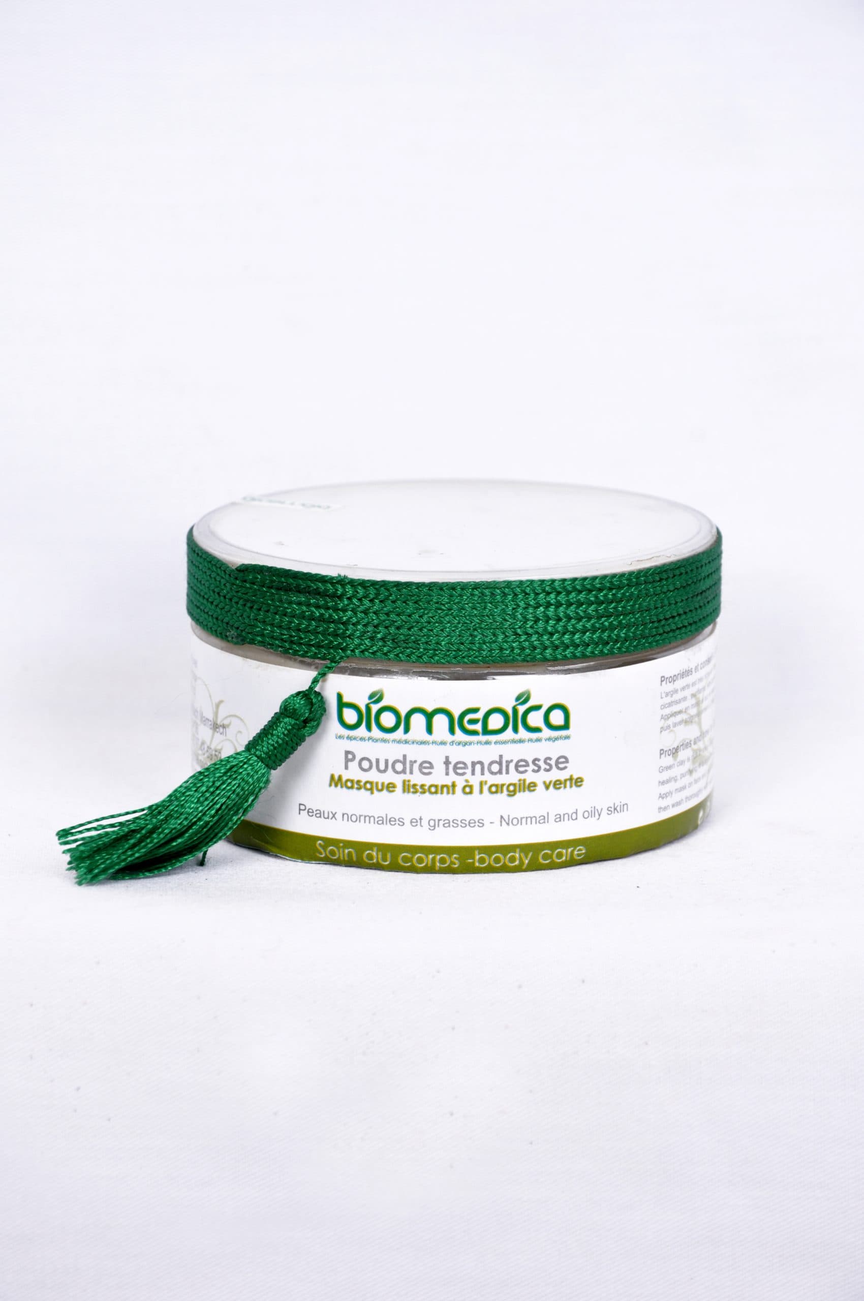 Masque lissant à l’argile vert-200G