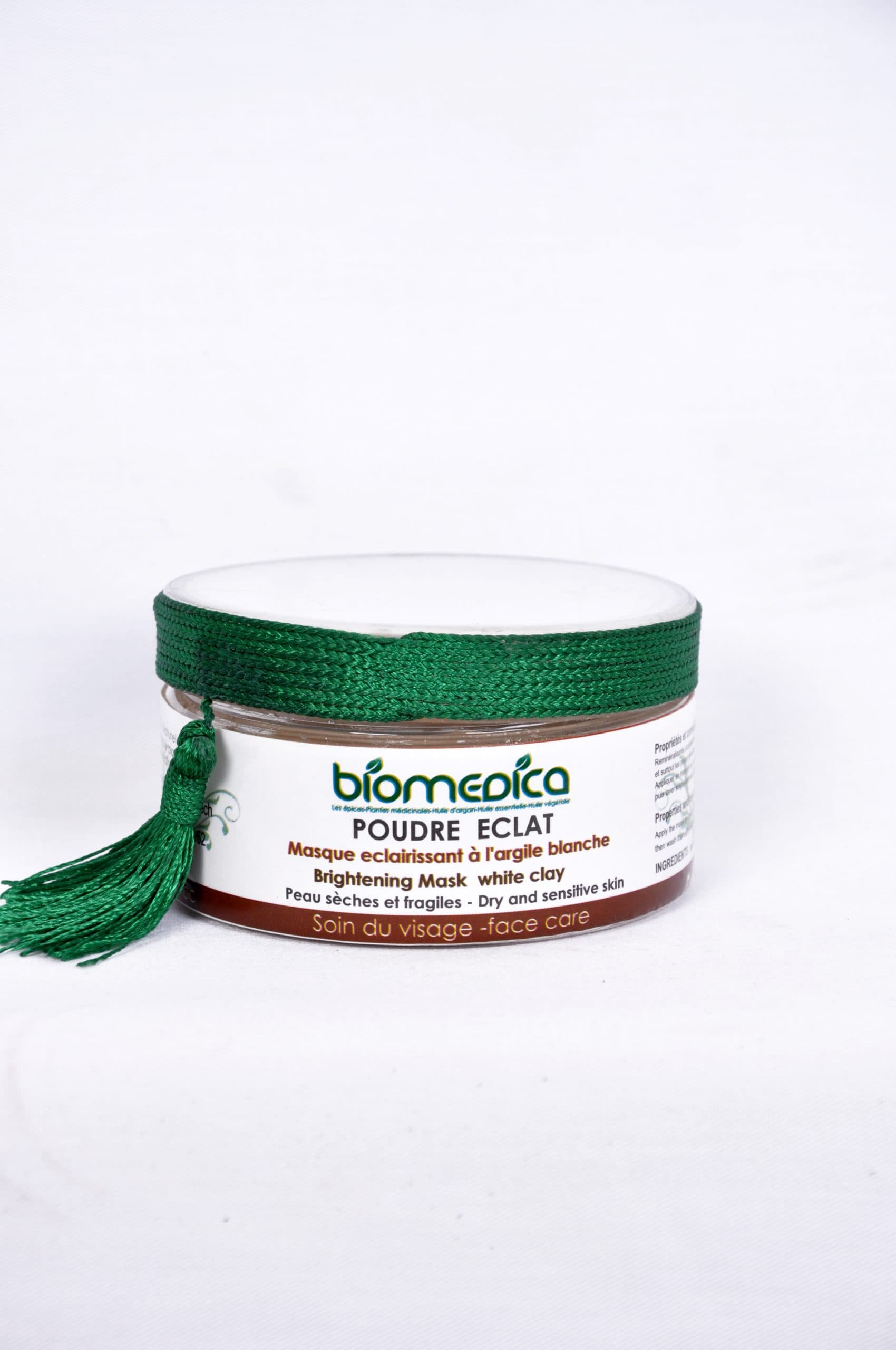 Masque éclaircissant à l’argile blanche-200G