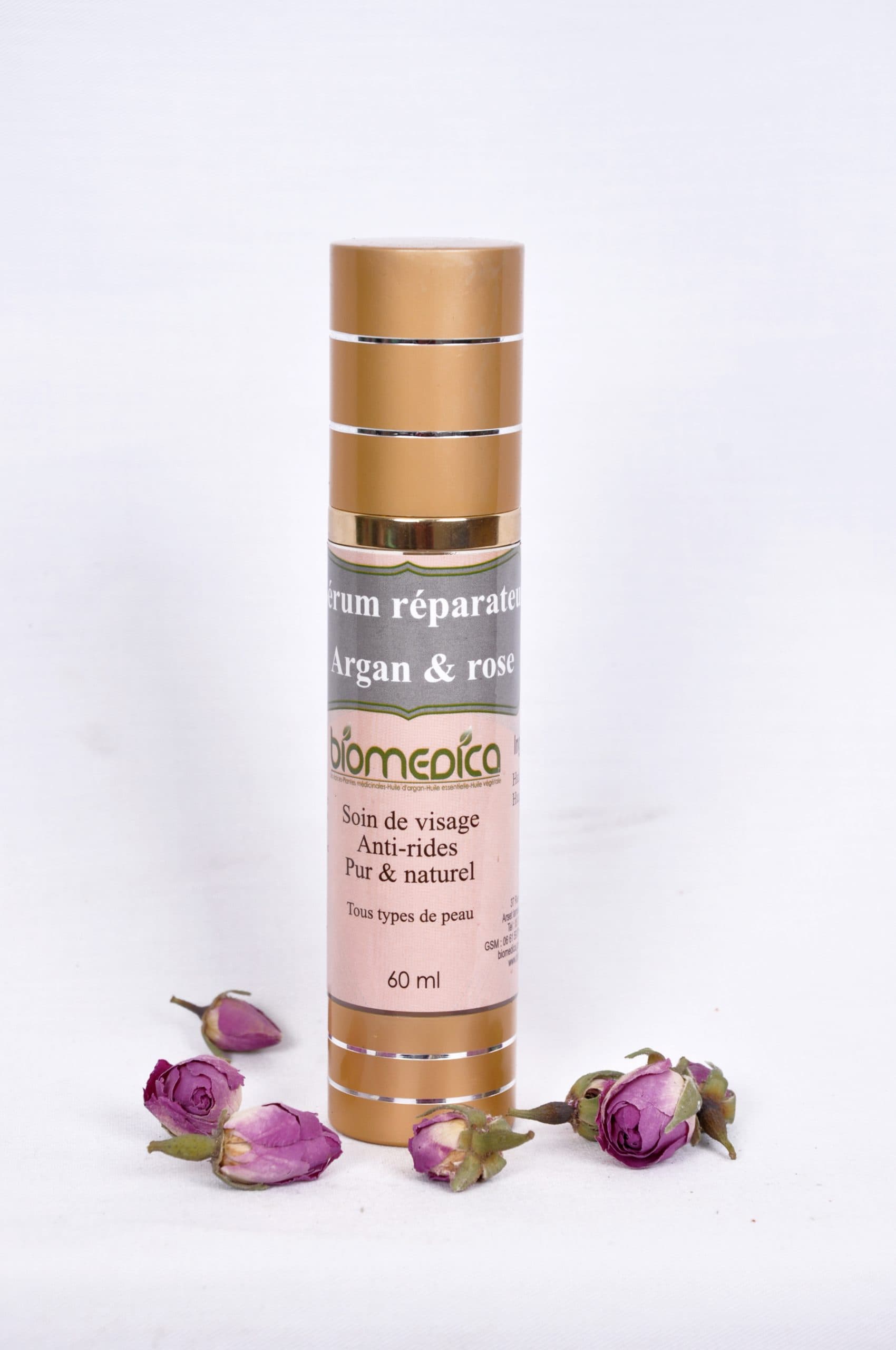 Biomedica - Argan et l’extrait de la rose - 60ML