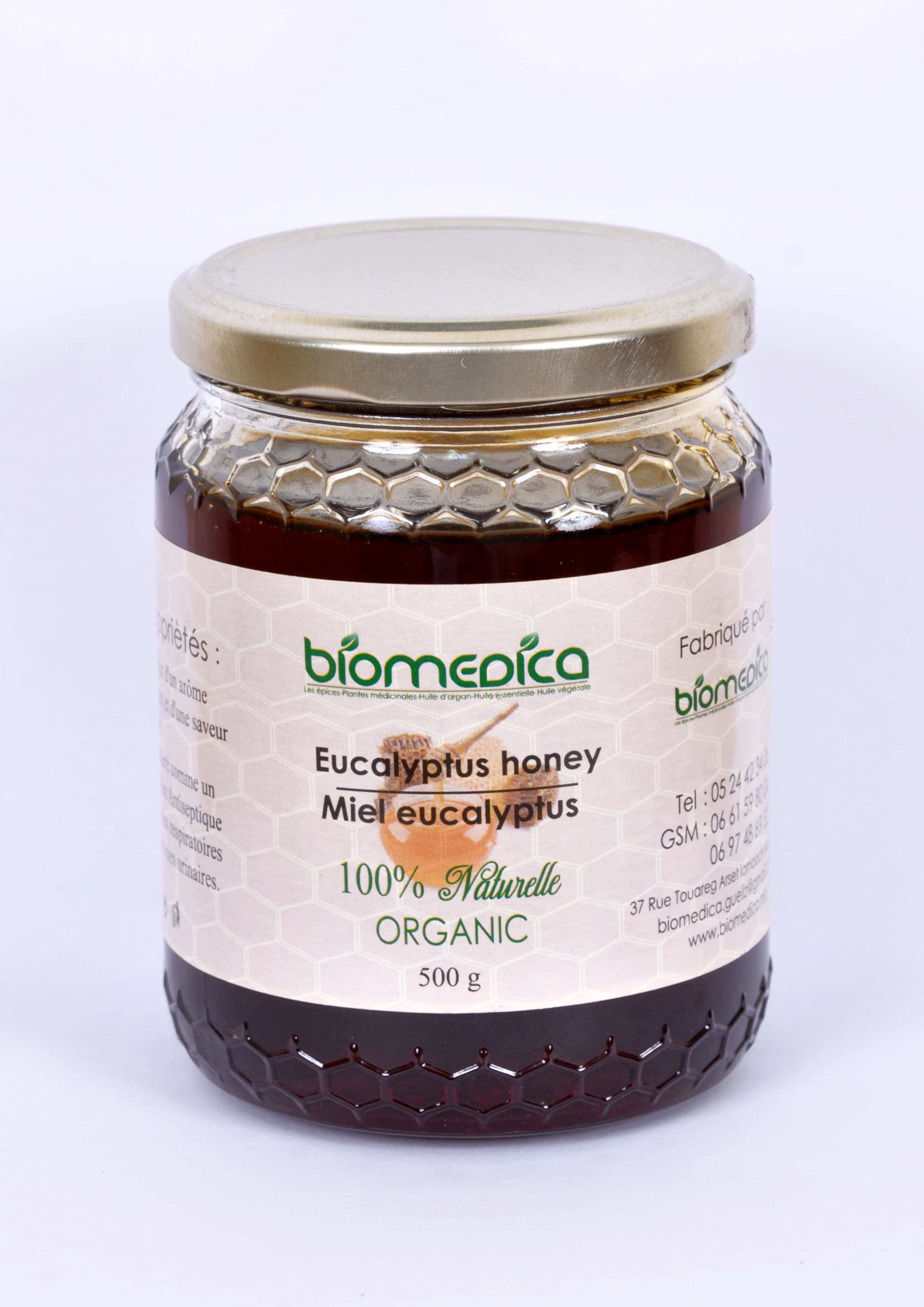 Miel d’eucalyptus -500G