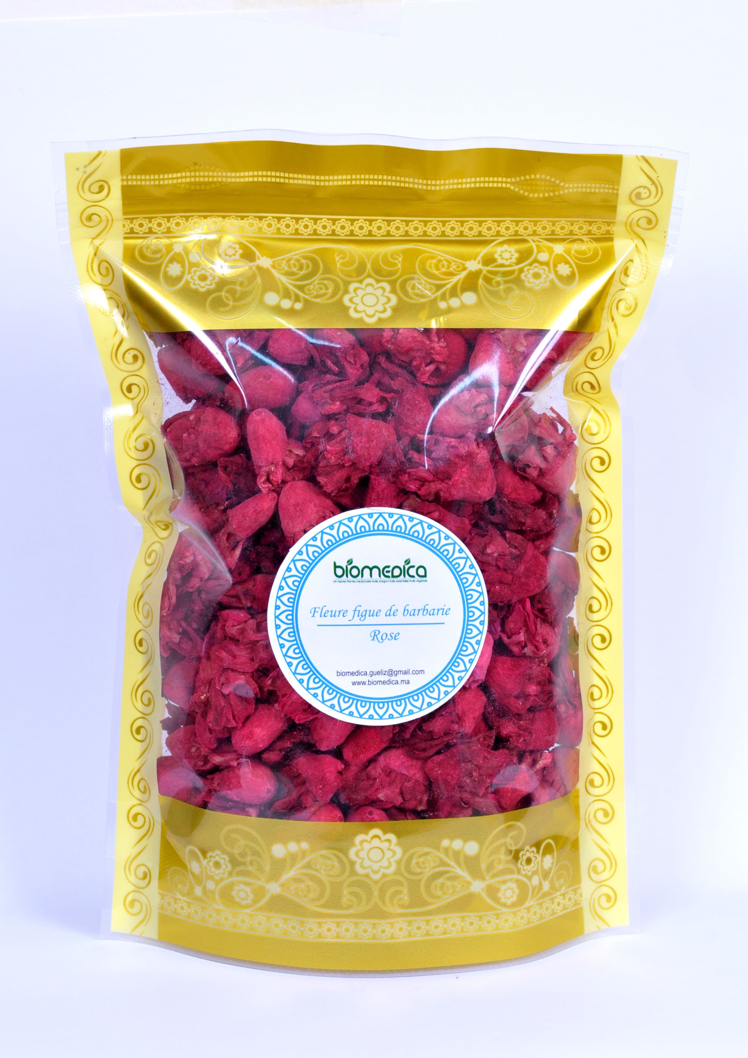 Biomedica - Fleure de figue de barbarie a la rose 100G