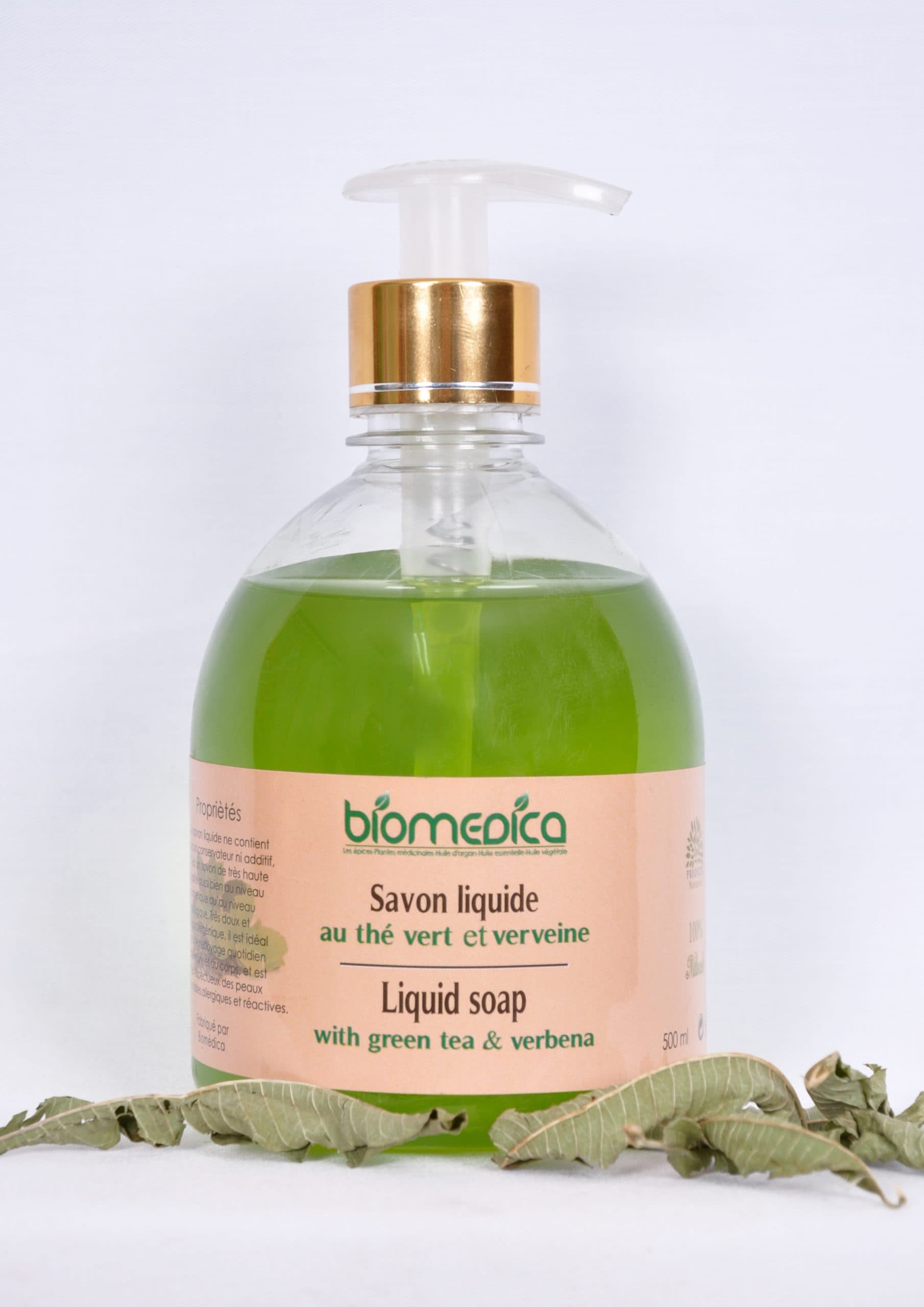 Savon liquide thé-vert verveine -500ML