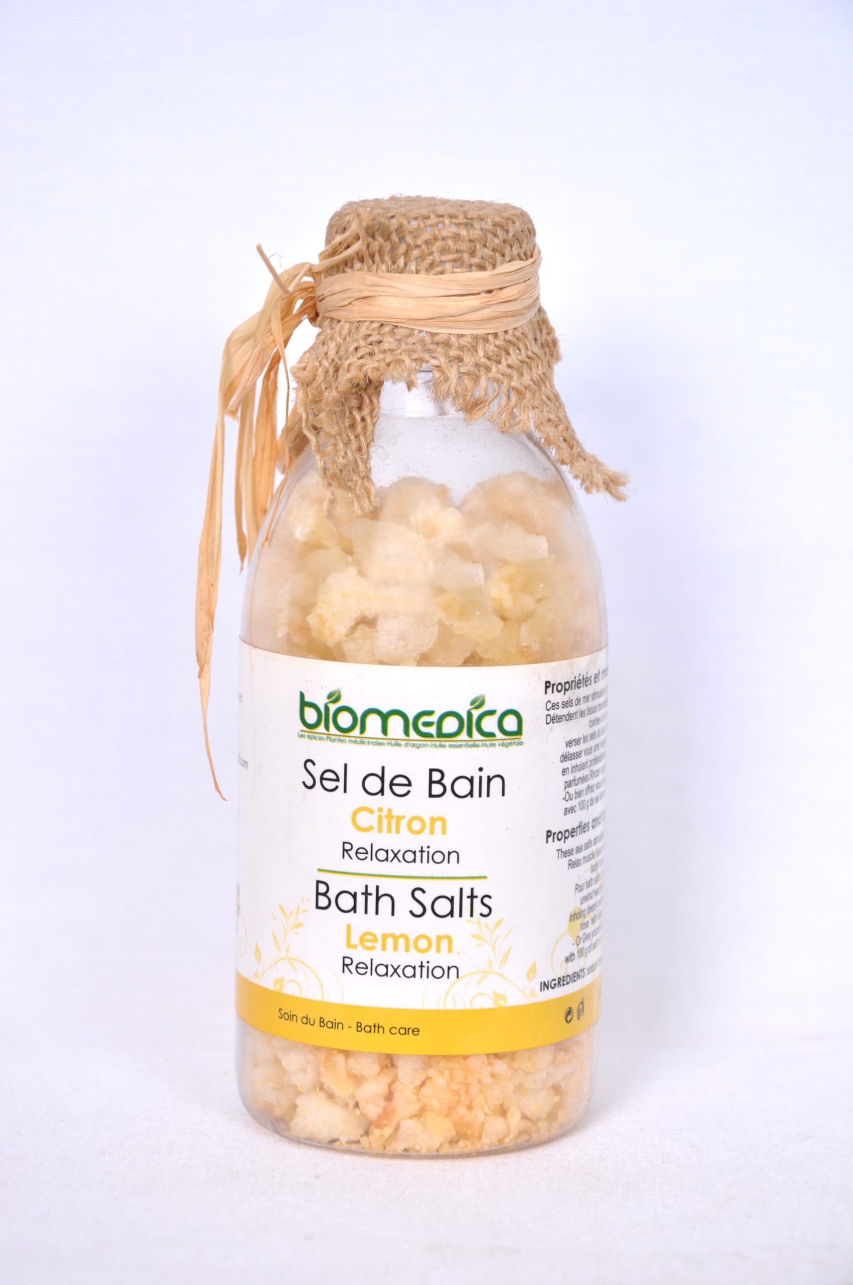Sels de bain citron-200G