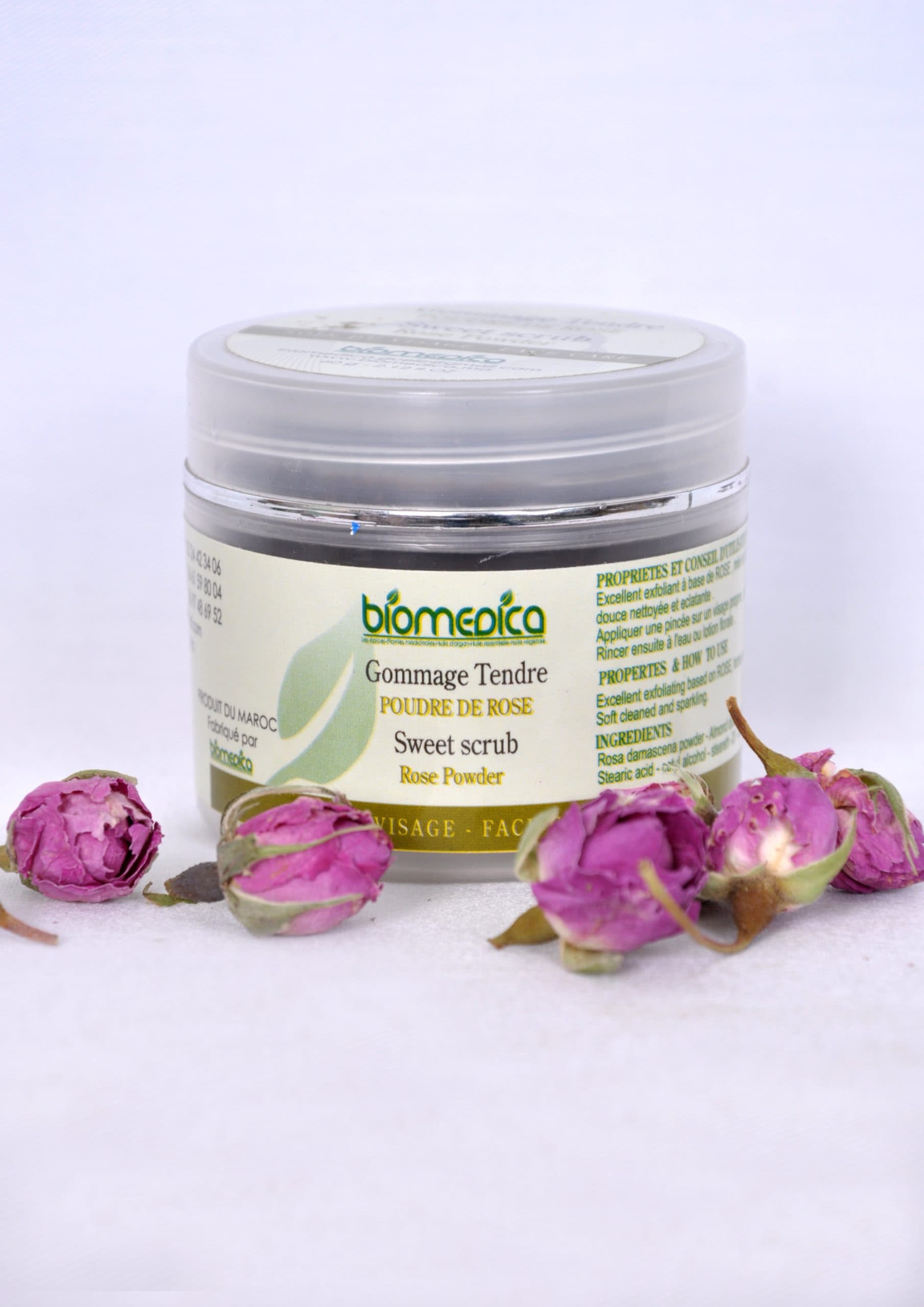 Biomedica - Gommage pour le visage à la rose -150G