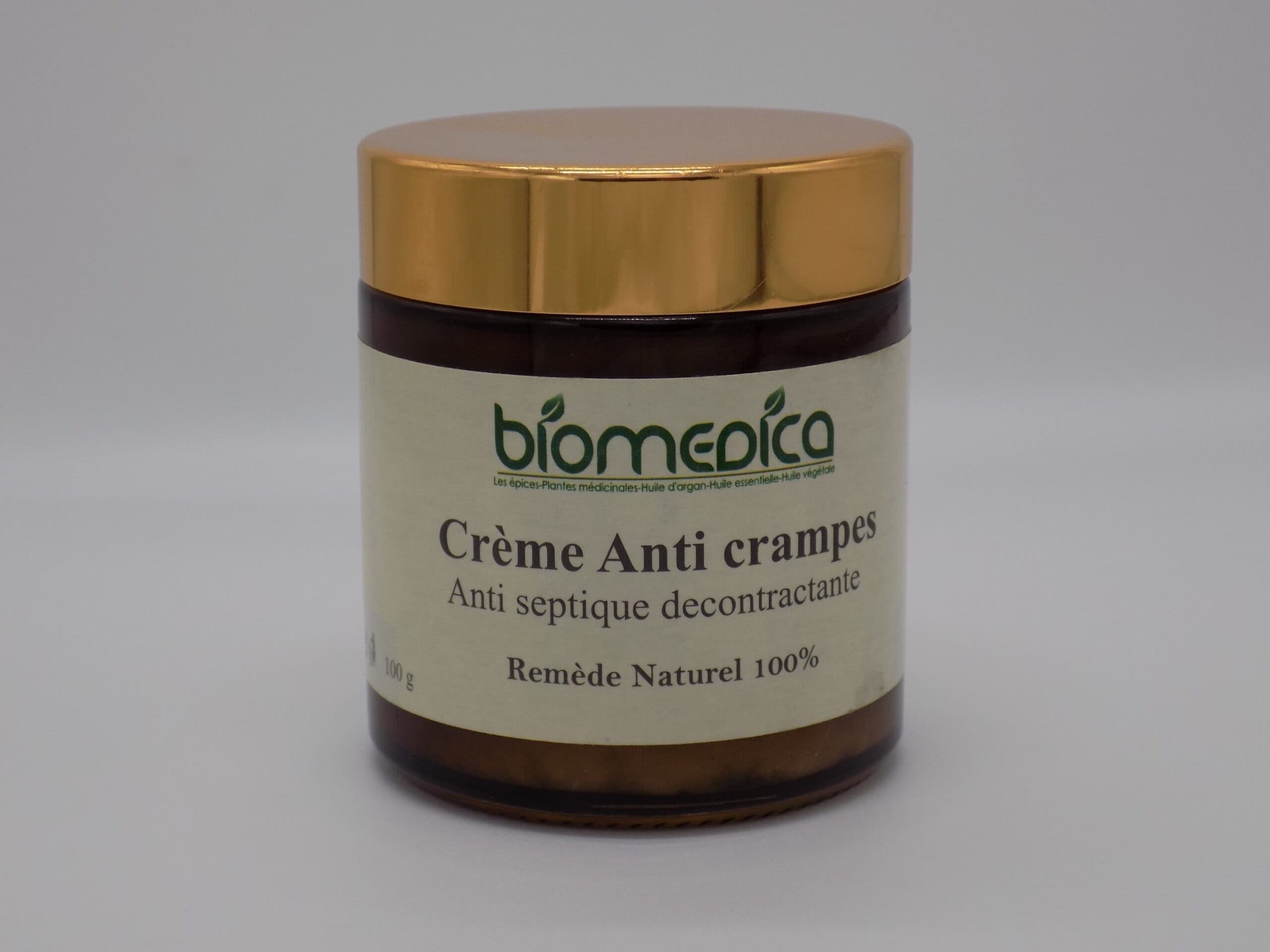 Crème anti-crampes au beurre de karité-100G