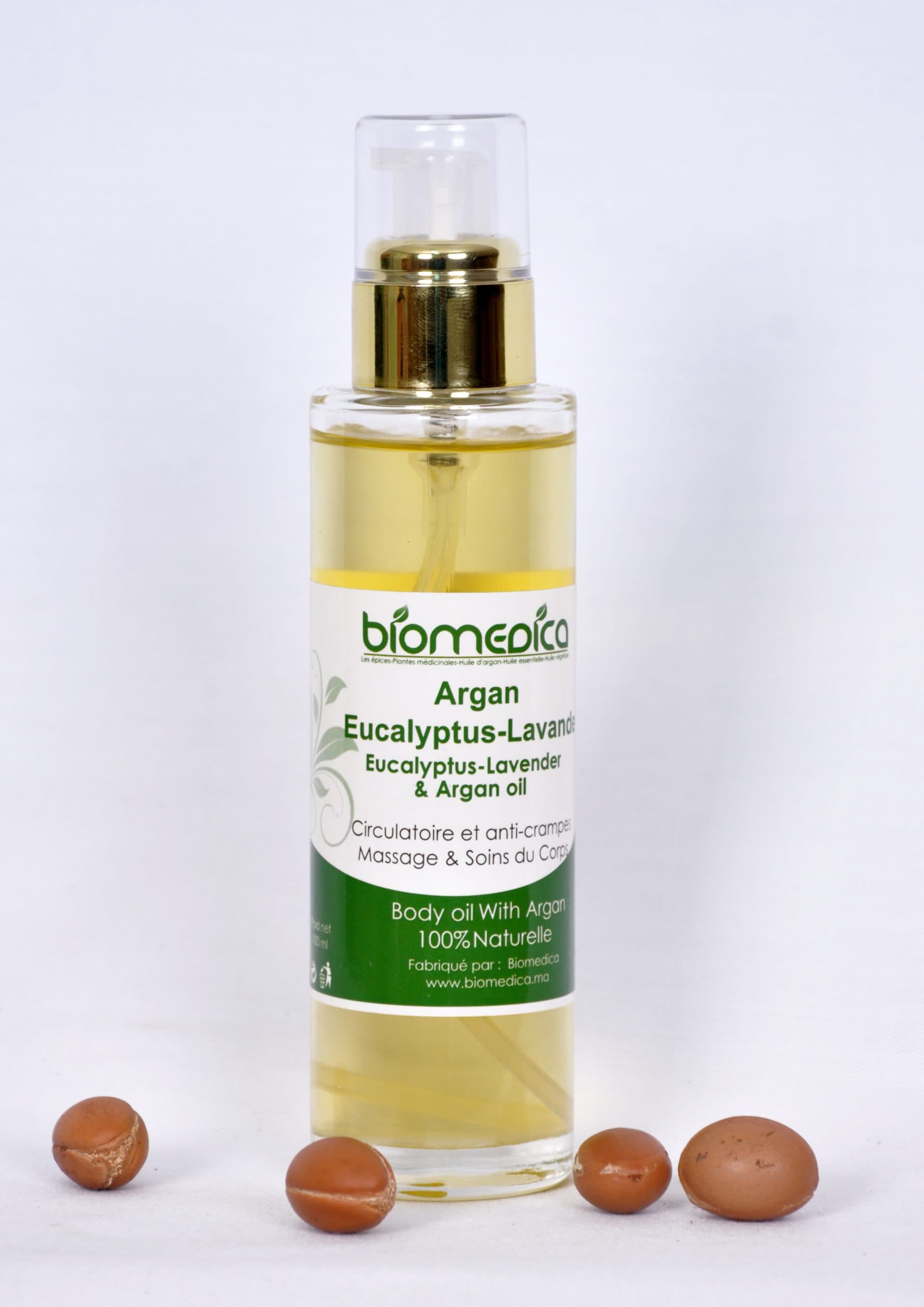 Huile anti-crampes, Eucalyptus lavande-100ML