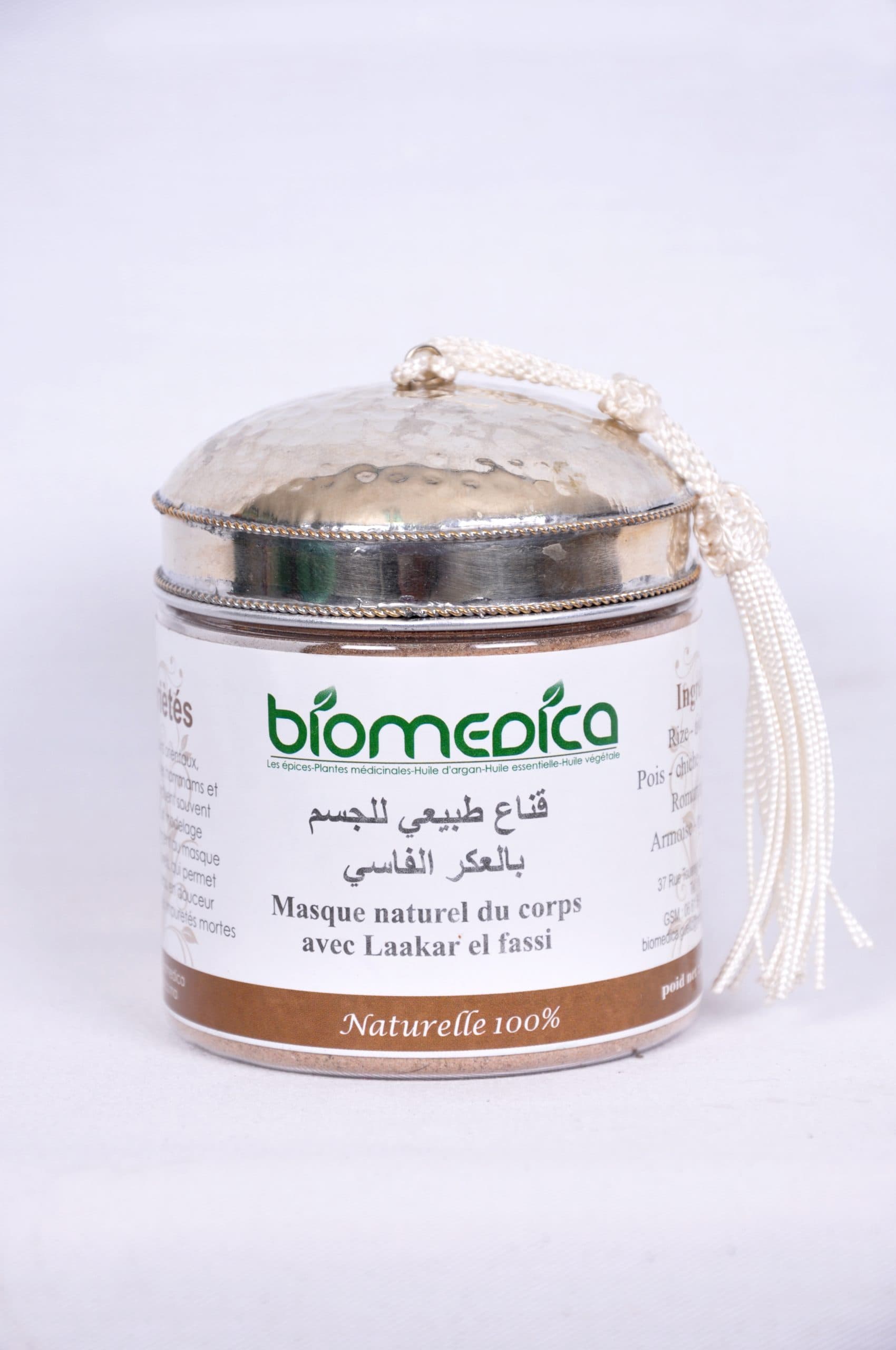 Masque poudre avec laaker lfassi pour le corps -100G